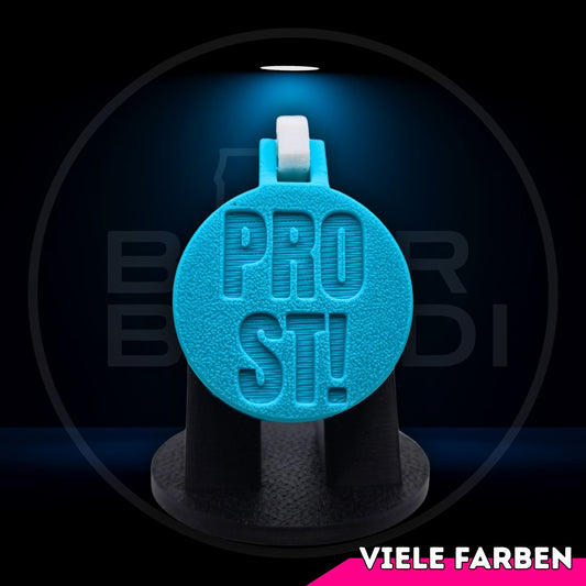 Bier Brudi SafeCap mit Signature-Spruch PROST! für Flaschen, Farbe Petrol