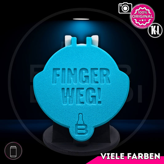 Bier Brudi SafeCap mit Signature-Spruch FINGER WEG! für Dosen, Farbe Petrol
