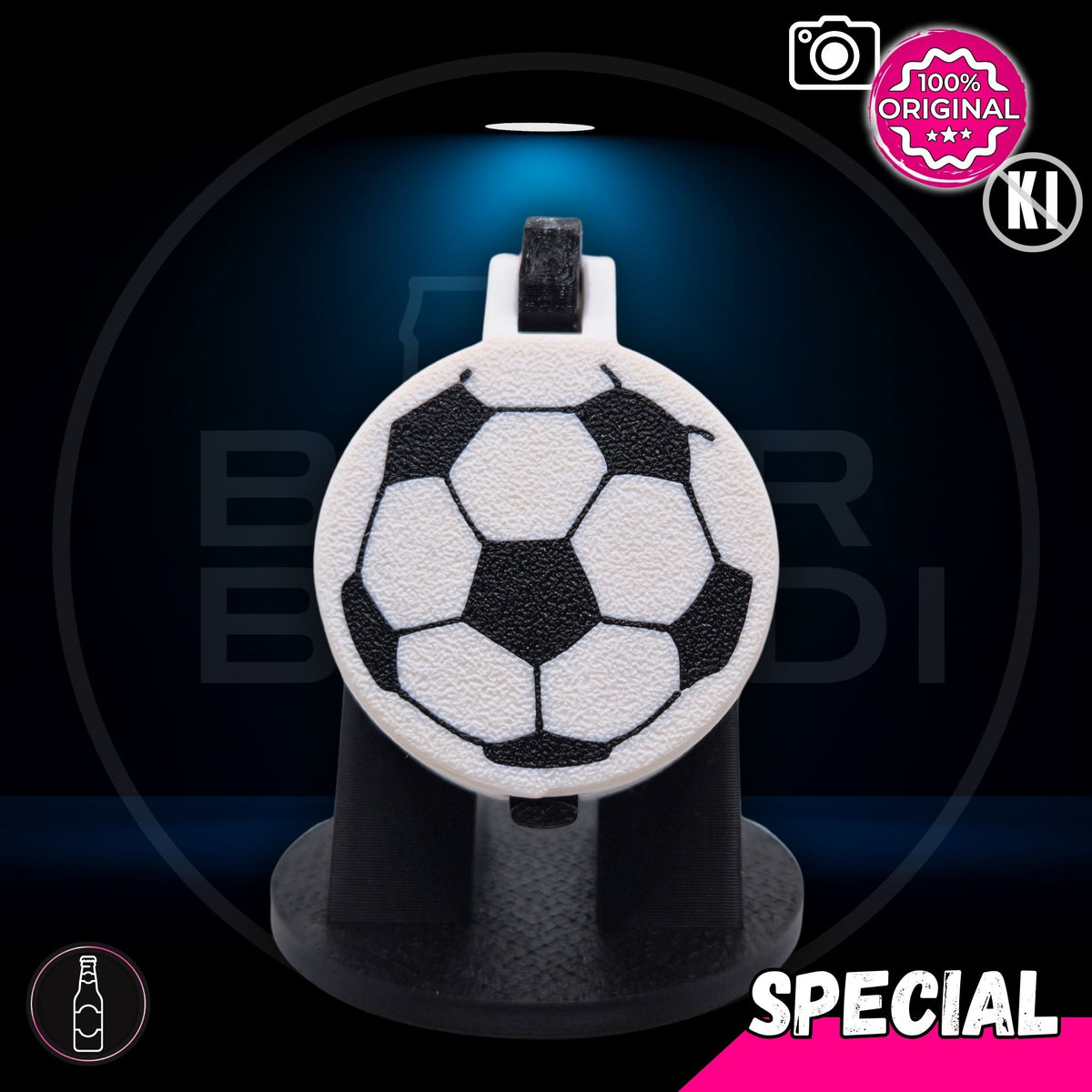 Bier Brudi SafeCap für Flaschen im Fußball-Design