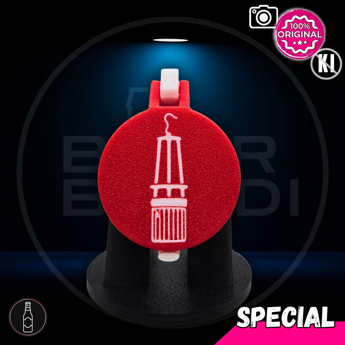 Bier Brudi SafeCap für Flaschen mit Grubenlampen-Motiv, Ruhrgebiet Special Edition