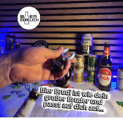 SafeCap als Schlüsselanhänger – Getränkeschutz für unterwegs – Bier Brudi