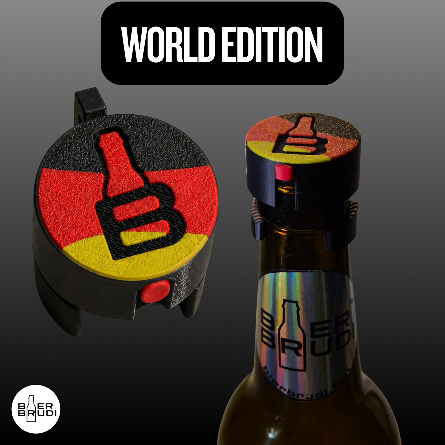 Style Your Bottle World Edition – Bier Brudi SafeCap Getränkeschutz