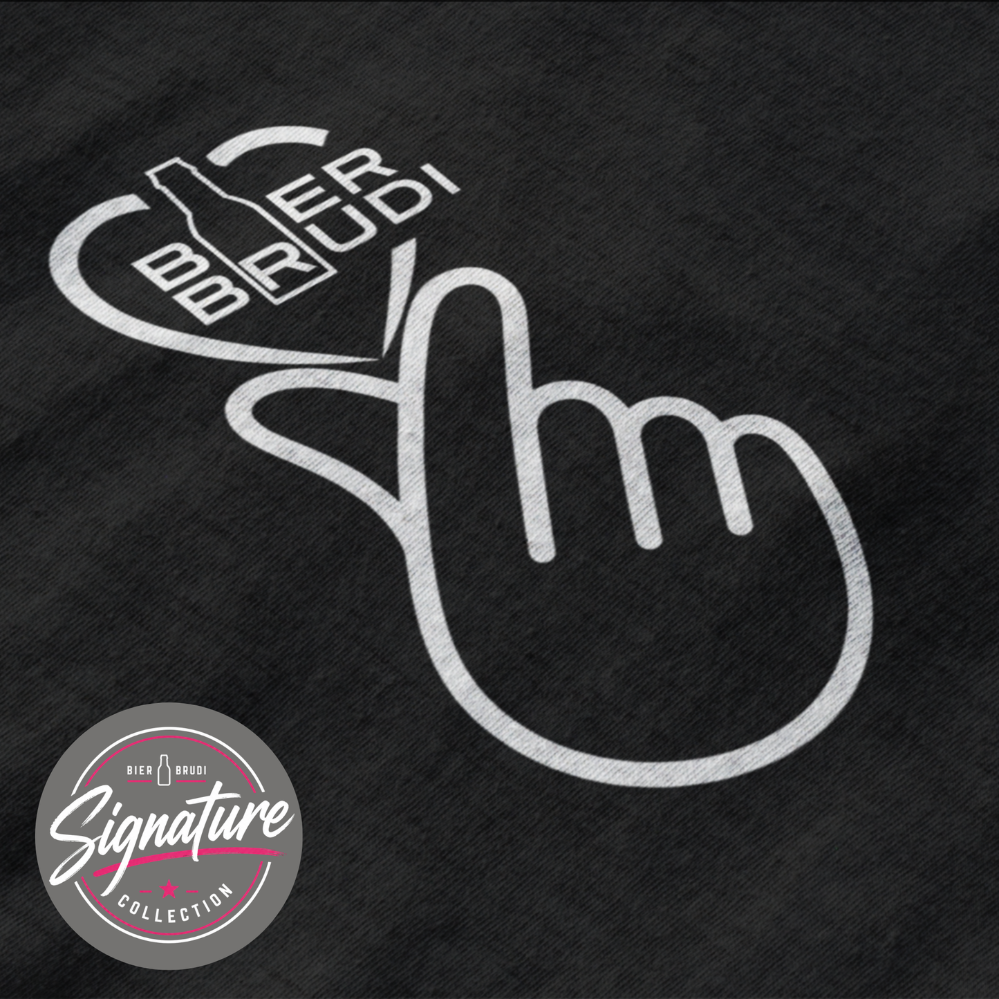 Bier Brudi Signature T-Shirt - Fingerherz