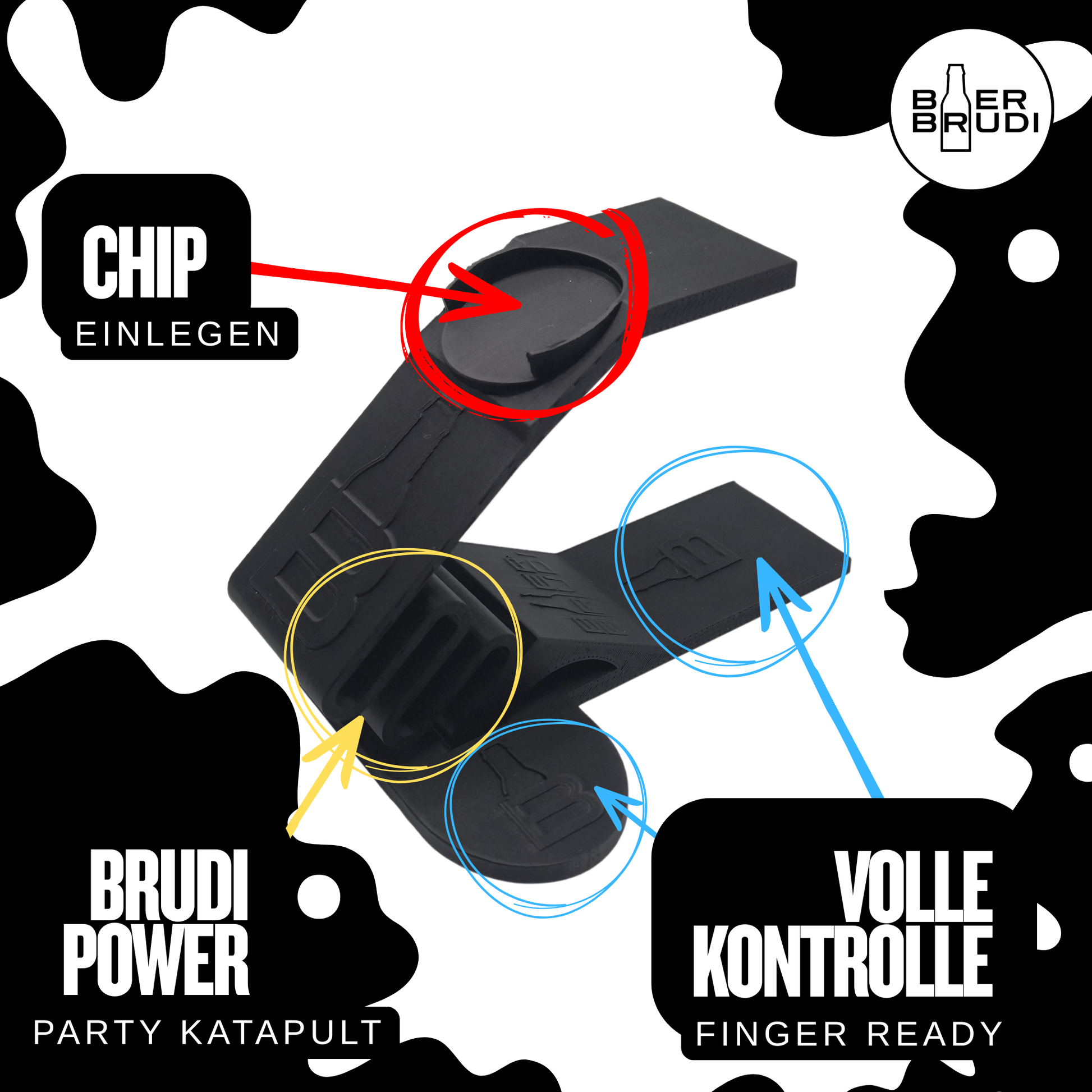 Bier Brudi Katapult für Trinkspiel als Zubehör und Ersatzteil