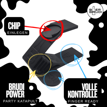 Bier Brudi Katapult für Trinkspiel als Zubehör und Ersatzteil