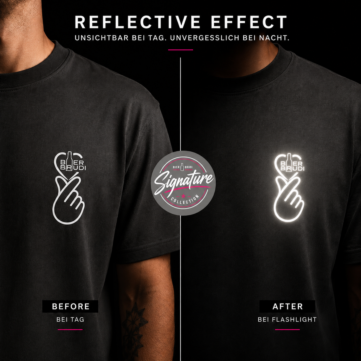 Bier Brudi Signature T-Shirt - Fingerherz