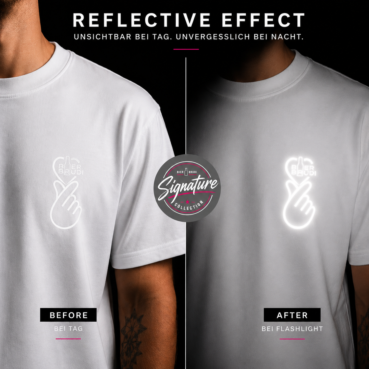 Bier Brudi Signature T-Shirt - Fingerherz