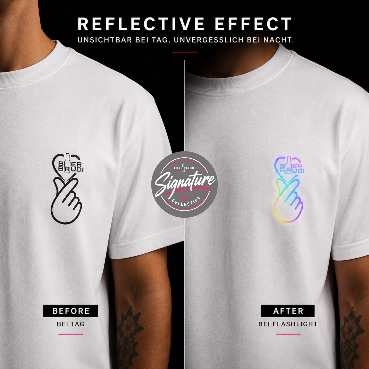 Bier Brudi Signature T-Shirt - Fingerherz