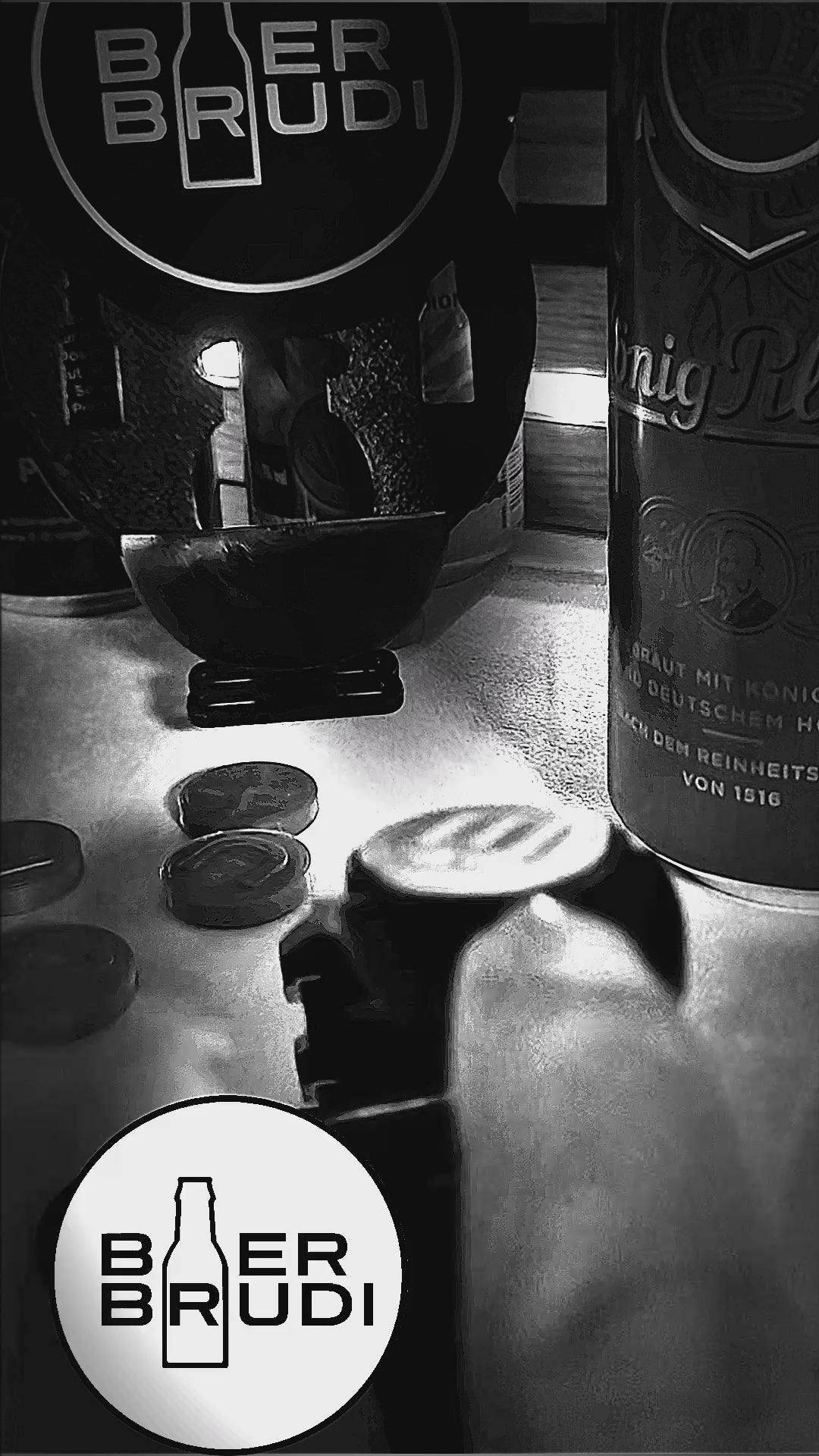 Los geht´s. Das Bier Brudi Trinkspiel kurz angespielt