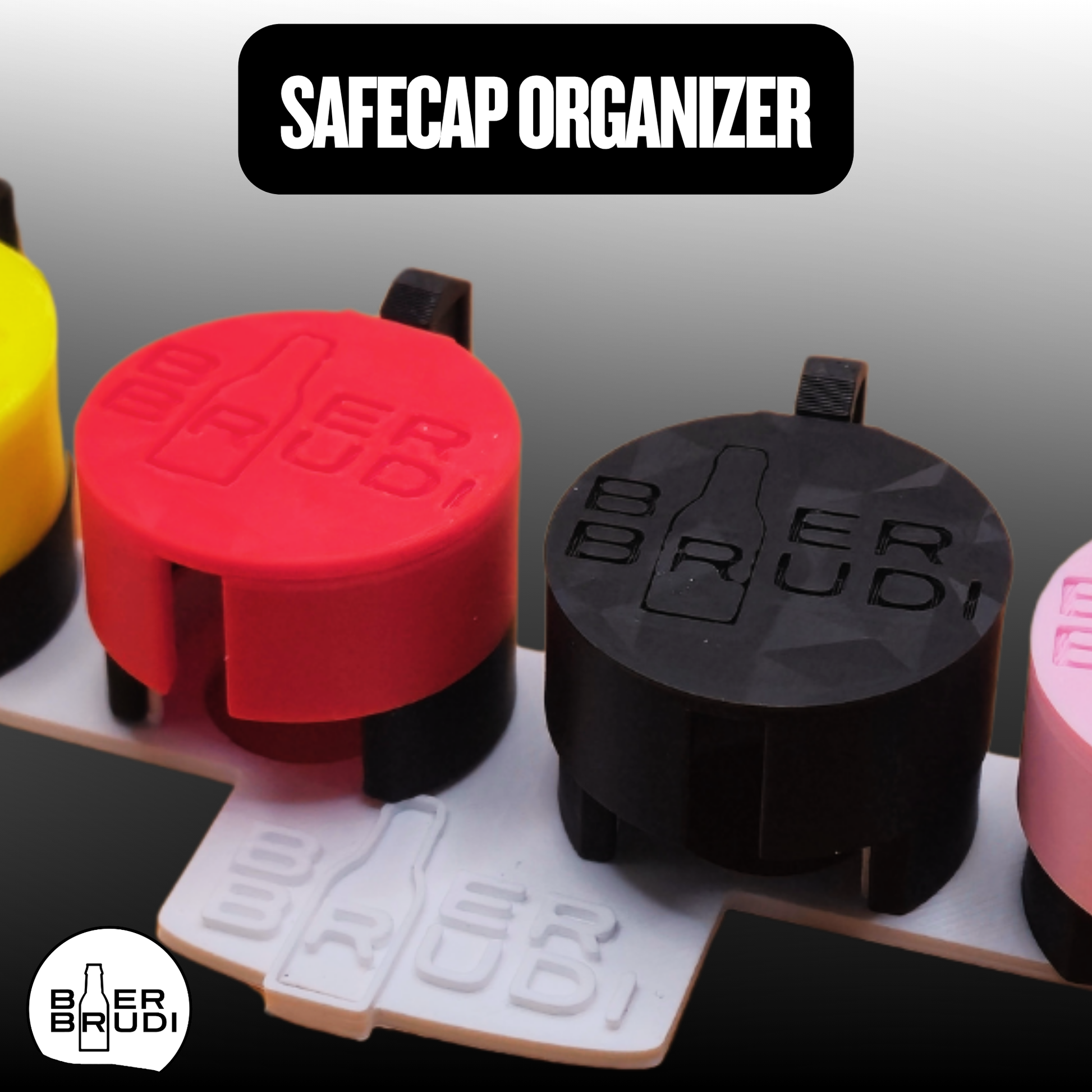 Ordnung für deinen SafeCap Getränkeschutz - Mit dem Bier Brudi SafeCap Organizer