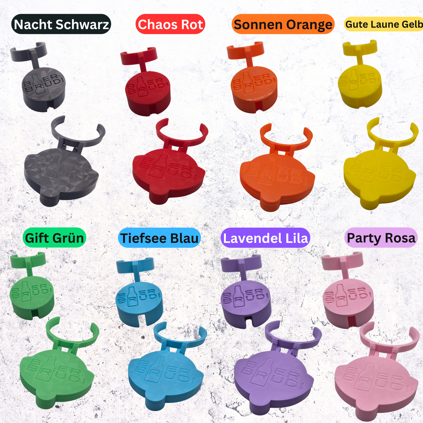 Was ist dein passender Style? Wähle deine SafeCap Farbe und markiere deine Drinks.