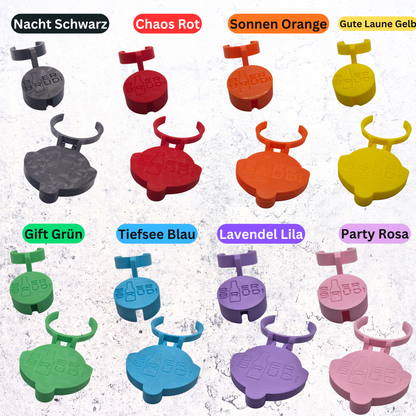 Was ist dein passender Style? Wähle deine SafeCap Farbe und markiere deine Drinks.